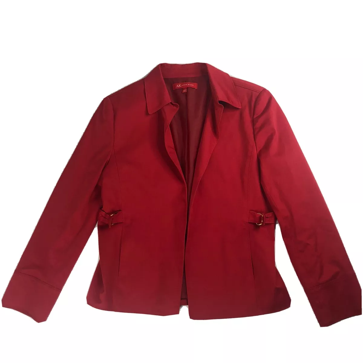 Anne klein red jacket cheap