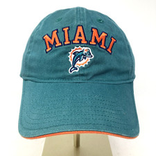 Miami Dolphins Hat Cap Strap Back Blue Green Dad Base Ball Teal NFL Football