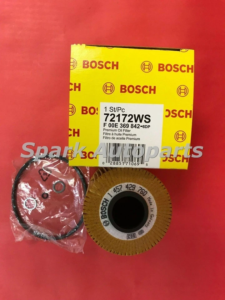 New Lot of 4 Engine Oil Filter BOSCH 72172WS For BMW 318i, 318is, 318ti, CH7073 - Imagem 2 de 3