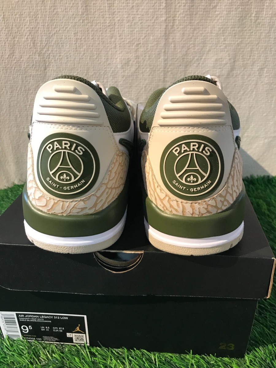 Nike Air Jordan Legacy 312 Low PSG Paris Saint-Germain FZ4358US9.5