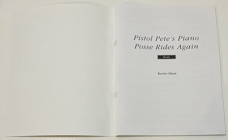 Pistol Pete's Piano Posse Rides Again FJH Music Company Sheet 2 Pianos - 8 Hands - Image 2 of 4