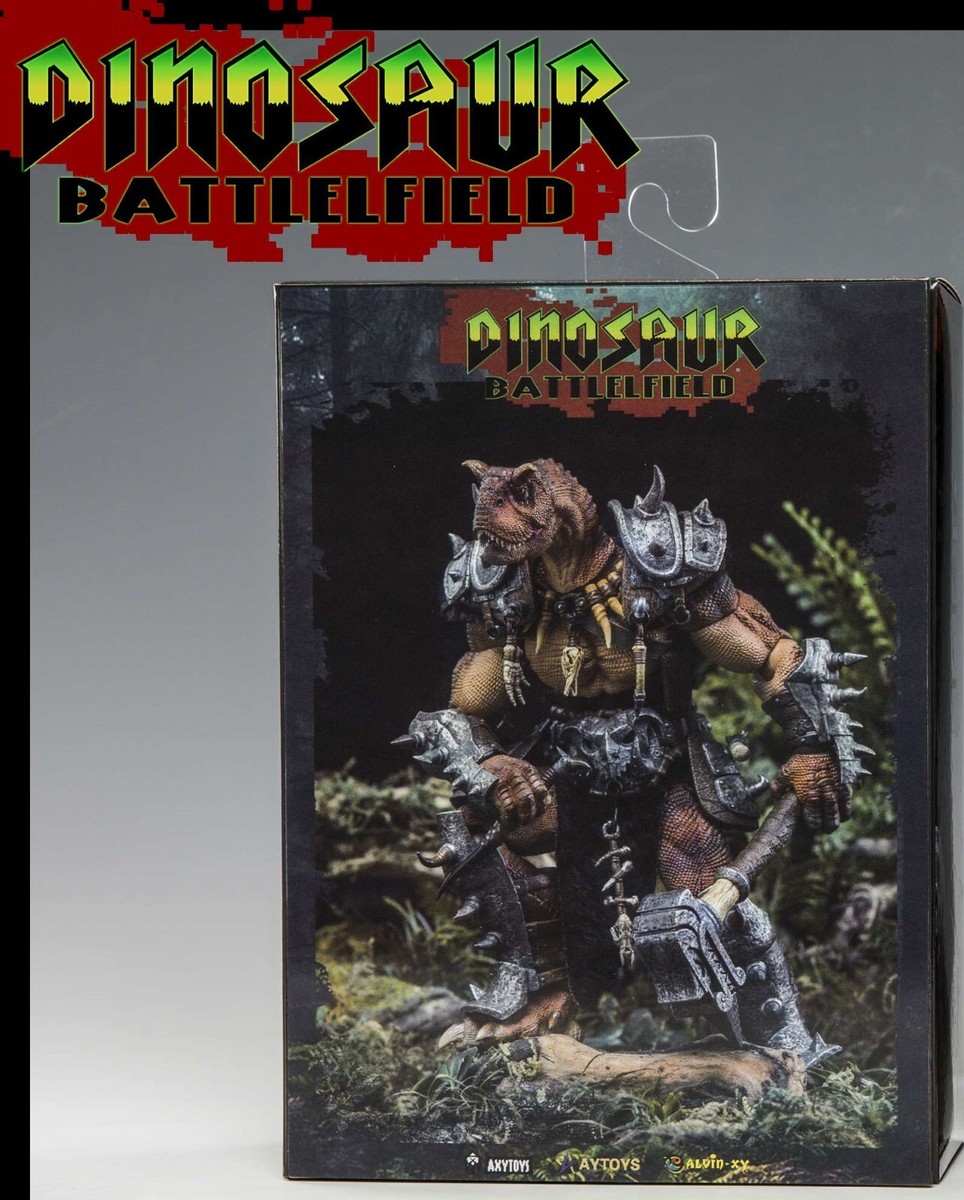 AXY TOYS ダイナソーバトルフィールド　橙色 Axytoys 1/12 Dinosaur Battlefield AXY-001A Orange Veteran Action