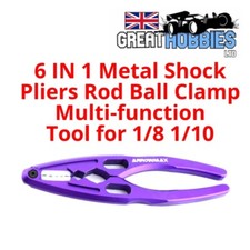 ARROWMAX RC Shock Pliers Damper Drift Metal Multi Tool V3 AM-190031 PURPLE