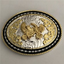 Cock Fighting Western Belt Buckle Men  Women Cowboy Rodeo Vintage Style Wear