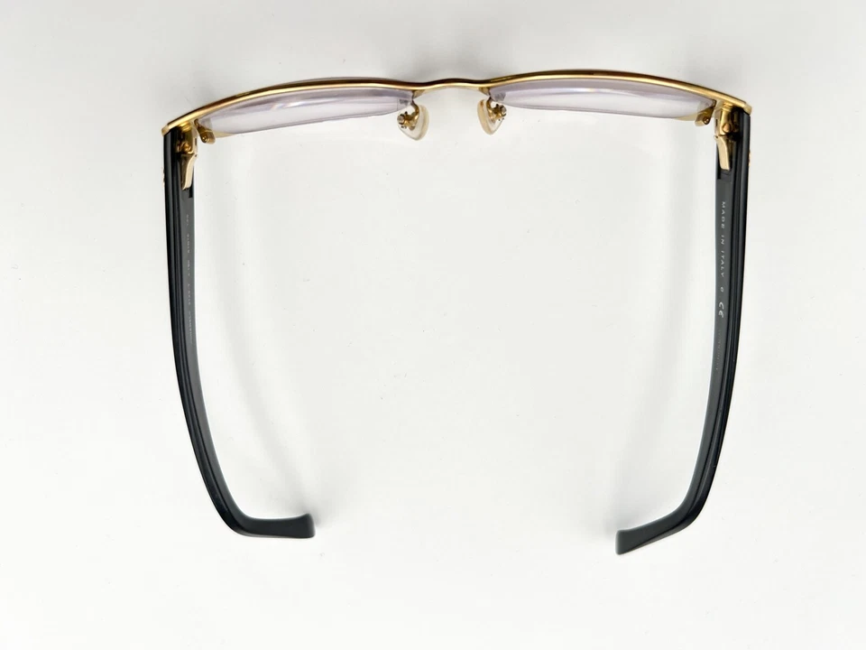 Auténticos marcos de gafas Chanel 2149-T 190 dorados 51[]16-140 negros Italia F839 Foto 4 de 4