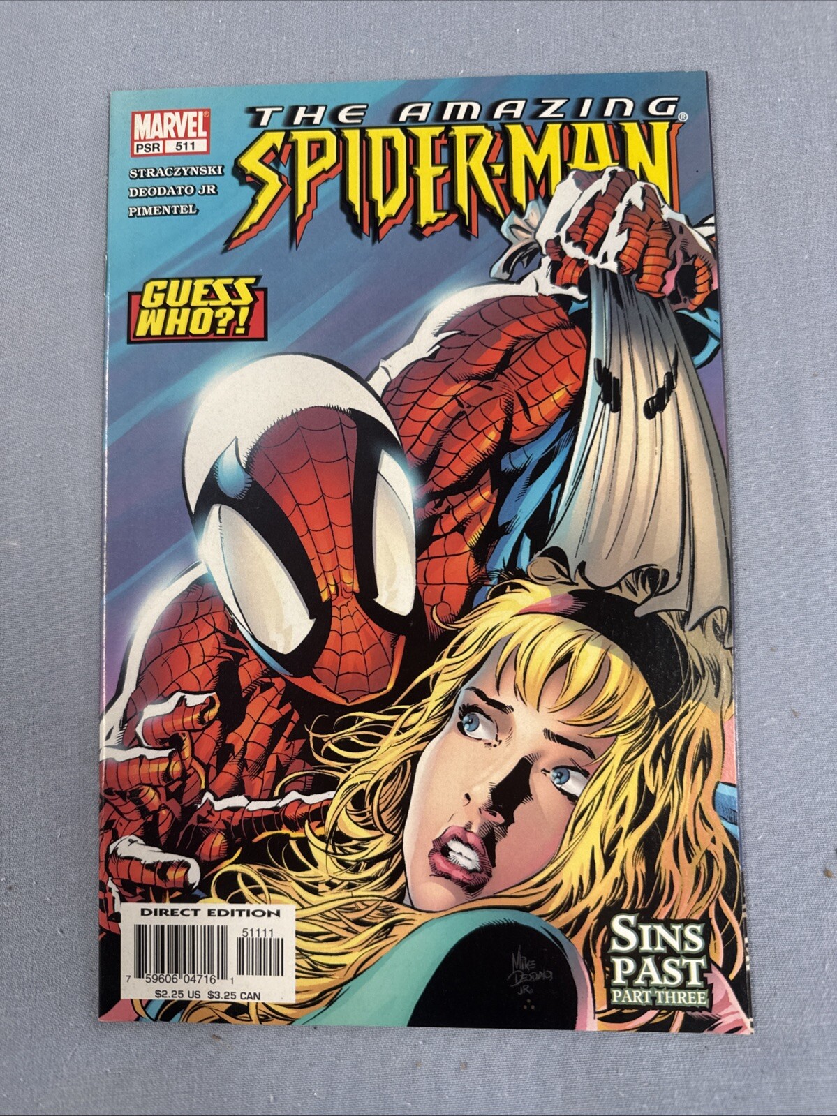 Marvel Comics AMAZING SPIDER-MAN #511 J. Michael Straczynski NM Past Sins Part 3