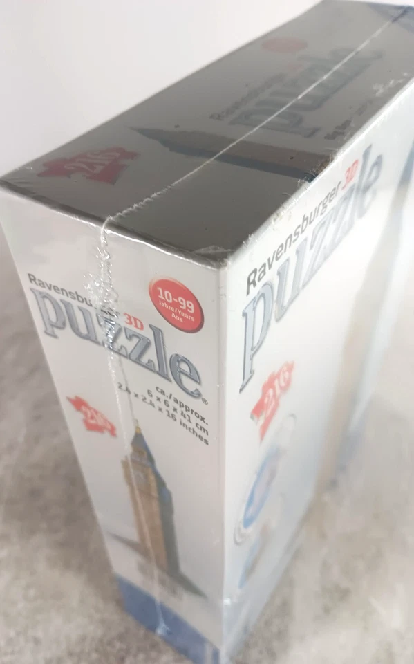 Big Ben London Ravensburger 3D Puzzle Jigsaw 216 Plastic Pieces NEW SEALED - Image 4 of 4