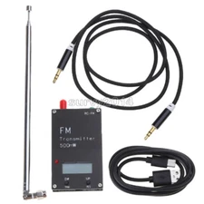 2000M 500mW FM Transmitter Frequency LCD Display Stereo 76-108MHz for FM Radio