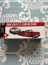 Ertl Wix Filters Limited Edition 1959 Chevy El Camino Bank 1:25 Red Diecast Car