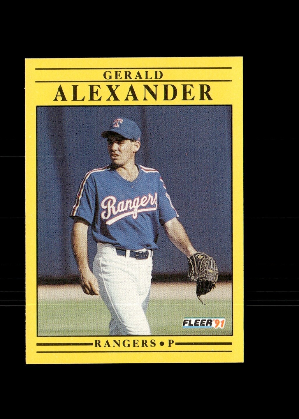 1991 Fleer - #278 Gerald Alexander (RC)