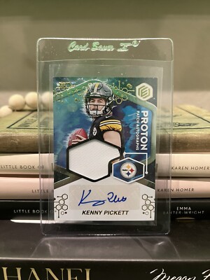 Kenny Pickett 2022 Panini Elements Proton Rookie Patch Auto RC /25