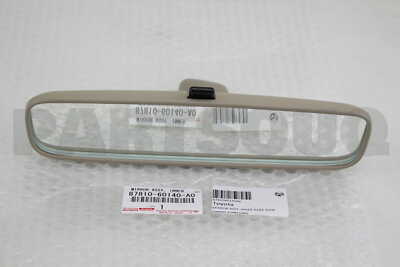 8781060140A0 Genuine Toyota MIRROR ASSY, INNER REAR VIEW