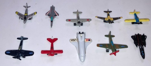 Vintage 1987 Galoob MICRO MACHINES Military Aircraft WW1, WW2 Planes ...