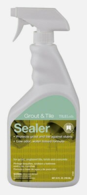 Custom TileLab Grout & Tile SEALER Protect Against Stains Brick Concrete TLPS24Z