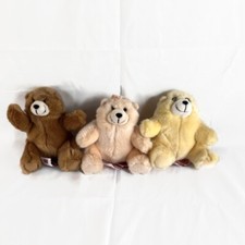 Lot Of 3 Charmin Bear Family Plush Teddy Bears Amy, Bill, Dillon