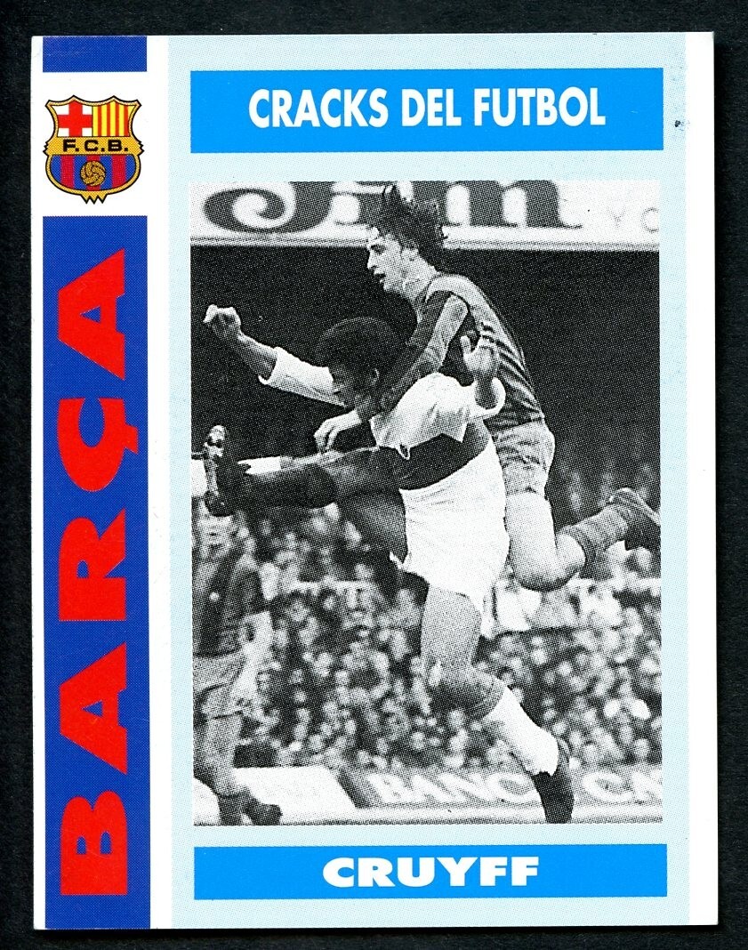 1992-93 FC Barcelona #33 Johan Cruyff Cracks Del Futbol Barca