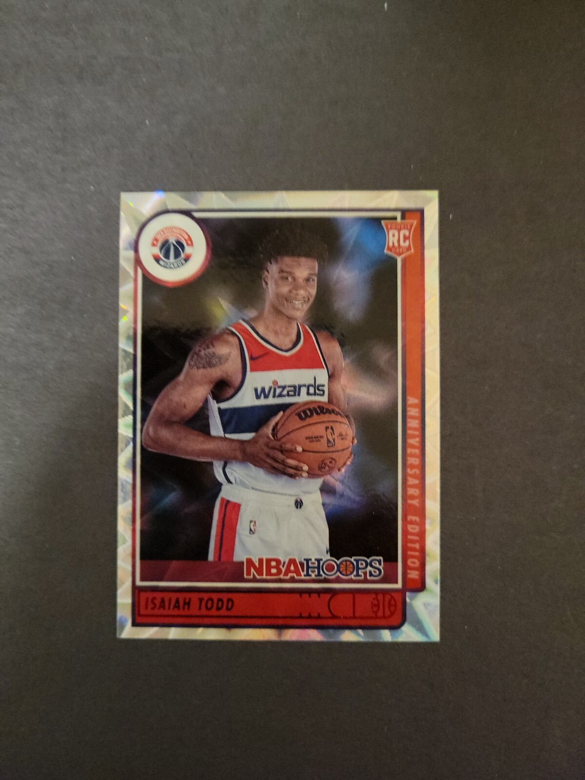 2021-22 NBA Hoops Isaiah Todd RC #241 Silver Explosion Anniversary Edition SP