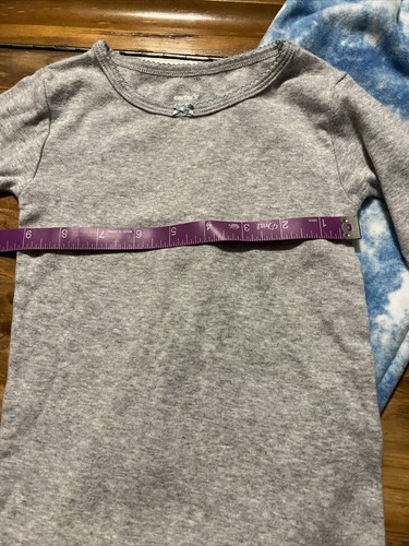 Carter's 3T Kleinkind 2-teiliges graues T-Shirt & Hose Set blau/weiß Pyjama Mädchen neu ohne Etikett - Bild 8 von 23