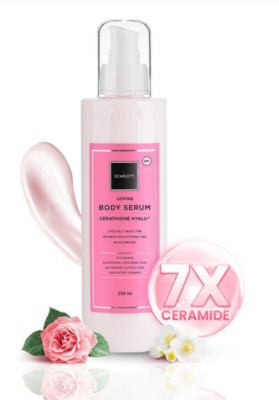 250ml SCARLETT Whitening Brightening Body Serum Loving Ceranide Shea Anti-Aging