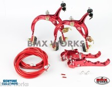Dia-Compe MX1000 - MX120 Red Brake Set - Suits Old School BMX