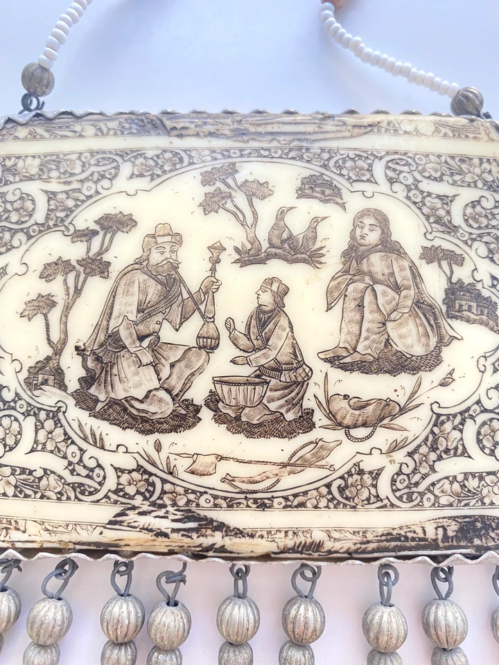 Placa de pared de resina familiar estilo persa hecha en Israel Israeliana Foto 3 de 4