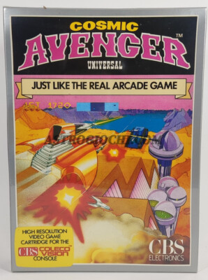 CBS COLECO VISION COSMIC AVENGER VINTAGE 1983 ARCADE GAME NEW IN SEALED BOX