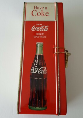 Coca Cola Locker Tin - Have a Coke Container Cooler 1886 Red