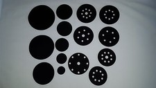 Schutzauflage f&uuml;r Schleifteller,Schutz-Pad,mit u. ohne Lochbild &Oslash; 55mm bis 200mm