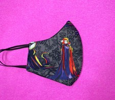 Disney Villains Face Mask Cruella Devil Ursula Maleficent Evil Queen