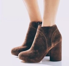 NEW JEFFREY CAMPBELL Sz 9 HANGER 2 PLATFORM STACKED HEEL ANKLE BOOTS BOOTIES