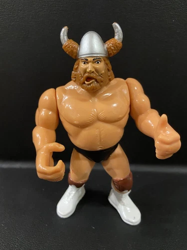 (1) THE BERZERKER - USED VINTAGE HASBRO WWF FIGURE