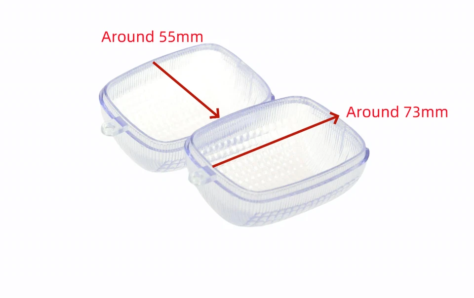 Lente de lámpara de señal de giro indicadora para Honda CBR600F4i; VTR1000S RVT RC5; CB600F; 2x Foto 4 de 4