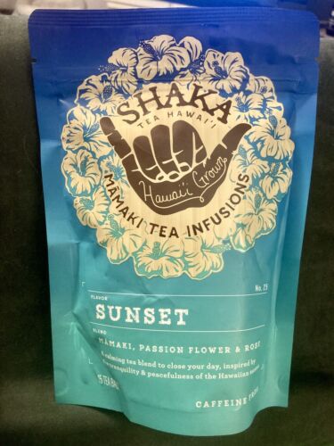 Shaka Tea Hawaii - Mamaki, Passion Fruit, & Rose 15 tea bags CAFFEINE FREE