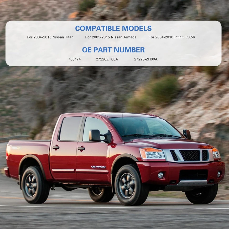 Motor soplador de aire acondicionado con jaula de ventilador para 04-15 Nissan Titan Armada 04-10 Infiniti QX56 Foto 3 de 4