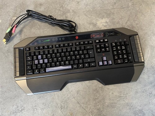 Mad Catz Saitek Cyborg V.7 Pro Gaming Keyboard Tastatur beleuchtet Anti-Ghosting - Bild 4 von 4