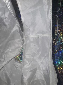 Mara Intimates White Sequin Pearls Medium Teddy Vintage