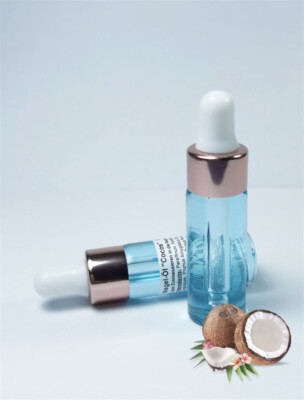 Nagelöl Cocos 5ml Nagelpflege Nagel Öl / Rose Gold Design Pipettenflasche