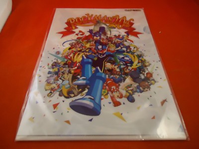 Rockman (Megaman) 20th Anniversary / Dragon Promotional Folder RARE Japan Promo