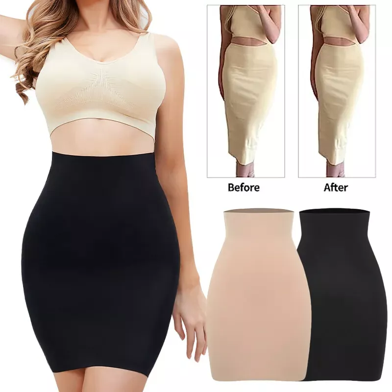 High Waist Half Slip For Women Under Dresses Shapewear, 46% OFF