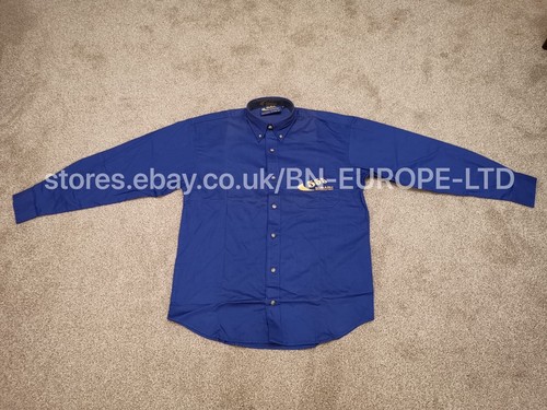 Subaru World Rally Team Mens T-Shirt Blue Small Size