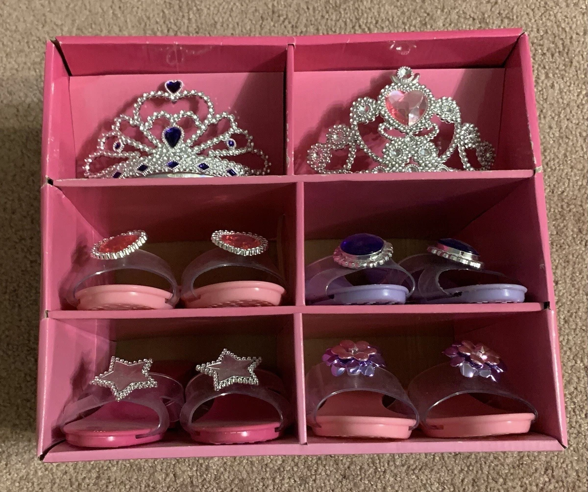 Dress up shoes shop and tiara set