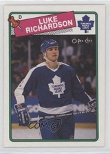1988-89 O-Pee-Chee Luke Richardson #245 0a4