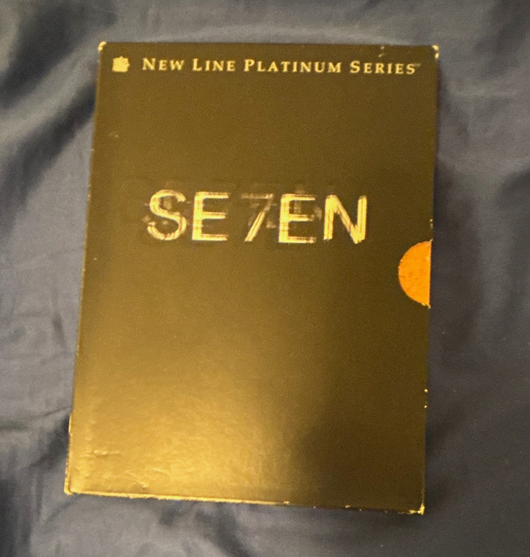 New Line Se7en Platinum Series DVD Widescreen R Brad Pitt Freeman Sleeve