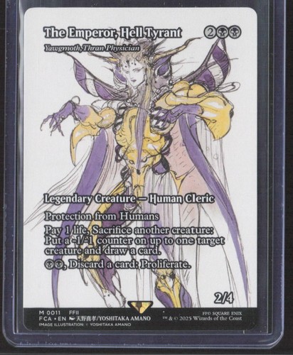 MTG Final Fantasy THE EMPEROR, HELL TYRANT Yawgmoth, Thran Physician (Showcase)
