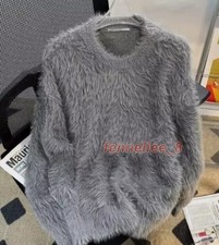Men AutumnWinter Warm Casual Sweater Tops Male Loose Jumpers Solid Color Knitted