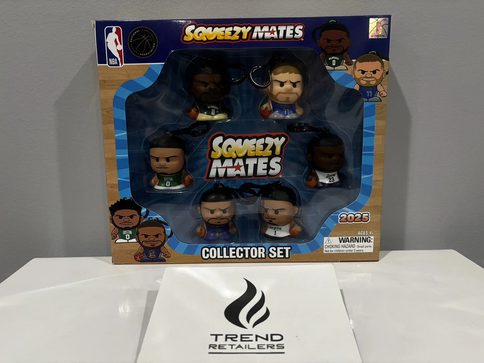 Squeezy Mates Coleccionable 2025 NBA Fiesta Animal 6 Figuras Slo Foam Set de Regalo Nuevo Foto 4 de 4