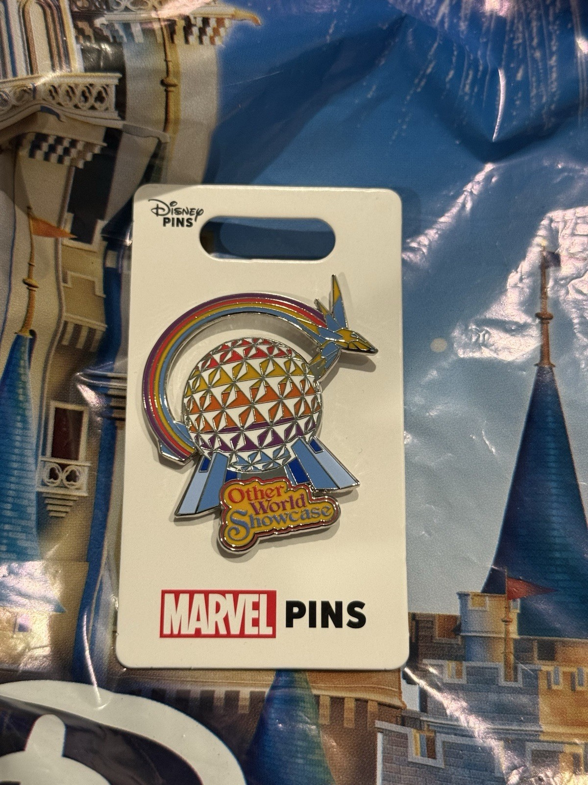 Disney Epcot Marvel Guardians Other World Showcase Spaceship Earth Pin New