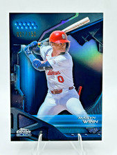 2026 Topps Chrome Black Blue Refractor Masyn Winn /150