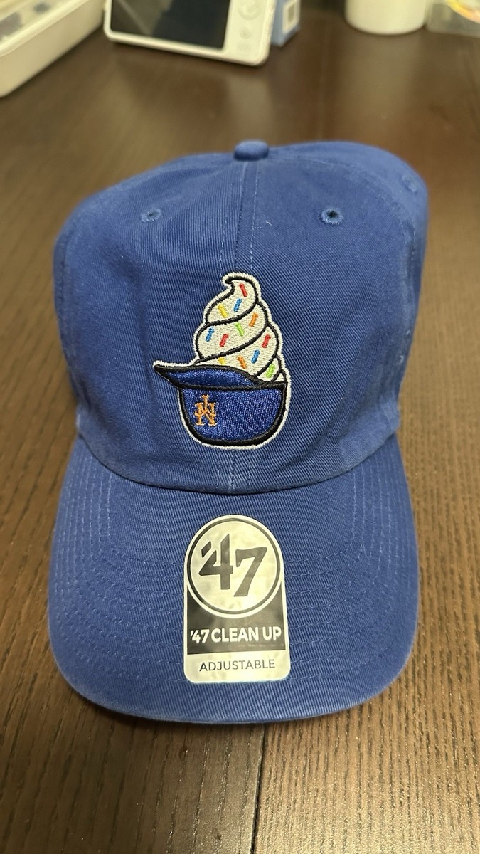 New York Mets 47 Brand Clean Up Sprinkle Ice Cream Blue Cap Hat
