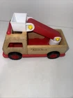 2007 Hasbro TONKA Truck, Fire Tower Ladder, 60th anniversary Wooden Toy Truck